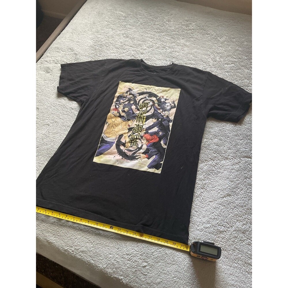 Jujutsu Kaisen T Shirt Men’s Size L Black Graphic Anime Japanese